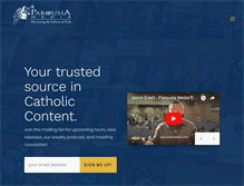 Tablet Screenshot of parousiamedia.com